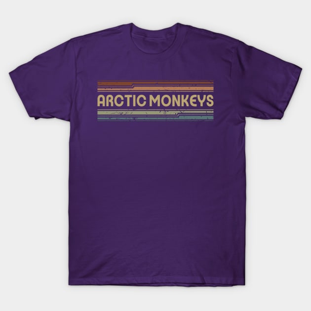 Arctic Monkeys Retro Lines T-Shirt by casetifymask